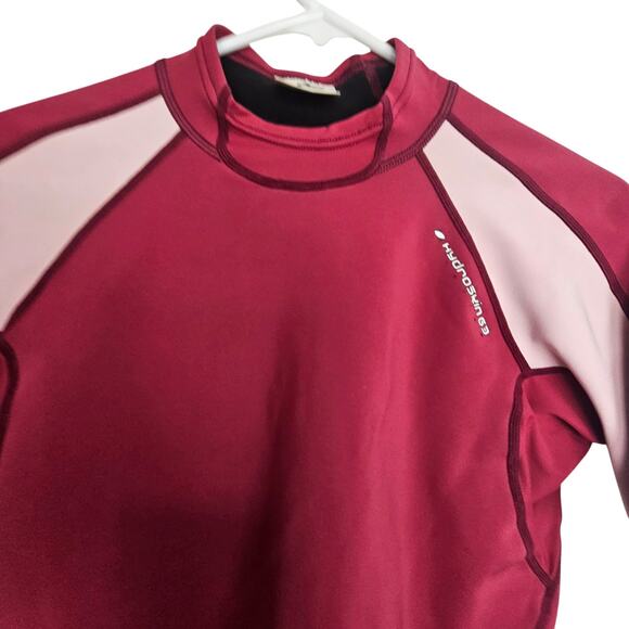 NRS Hydroskins Red Pink Short Sleeve Top Mock Neck Men XL - Picture 2 of 12